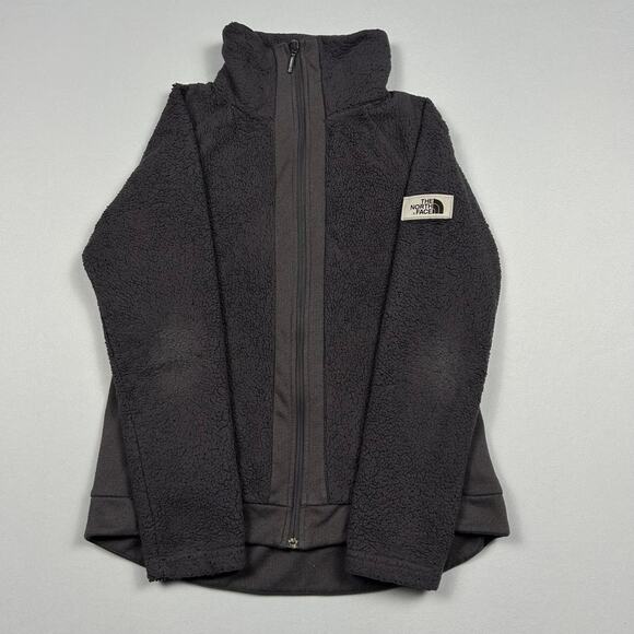 The North Face Dark Grey Fleece Jacket - Picture 1 of 6